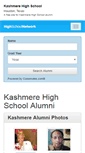 Mobile Screenshot of kashmerehighschool.org